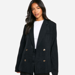 Petite Double Breasted Blazer