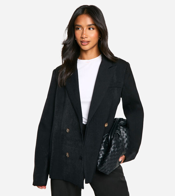 Petite Double Breasted Blazer - Image 3